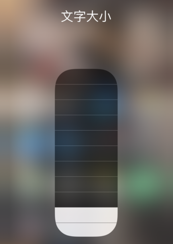 竞秀苹果手机维修分享小技巧：在 iPhone 控制中心快速调节字体大小 